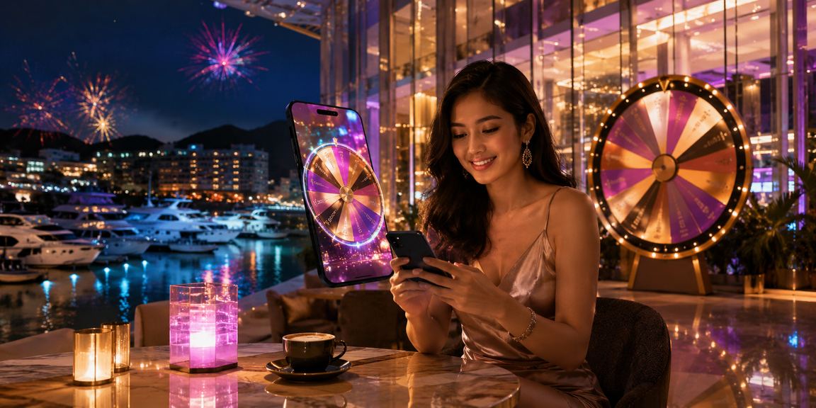 Meja roulette di Langkawi dalam suasana kasino gaya Malaysia